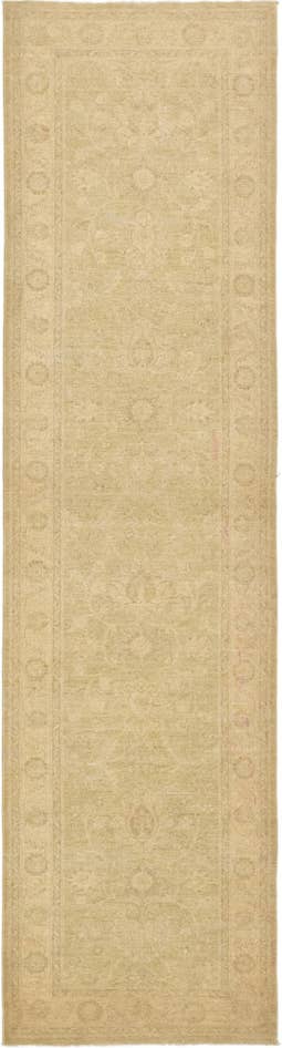 Detail image of 2' 8 x 10' 1 Hand Knotted Over-Dyed Ziegler Runner Rug