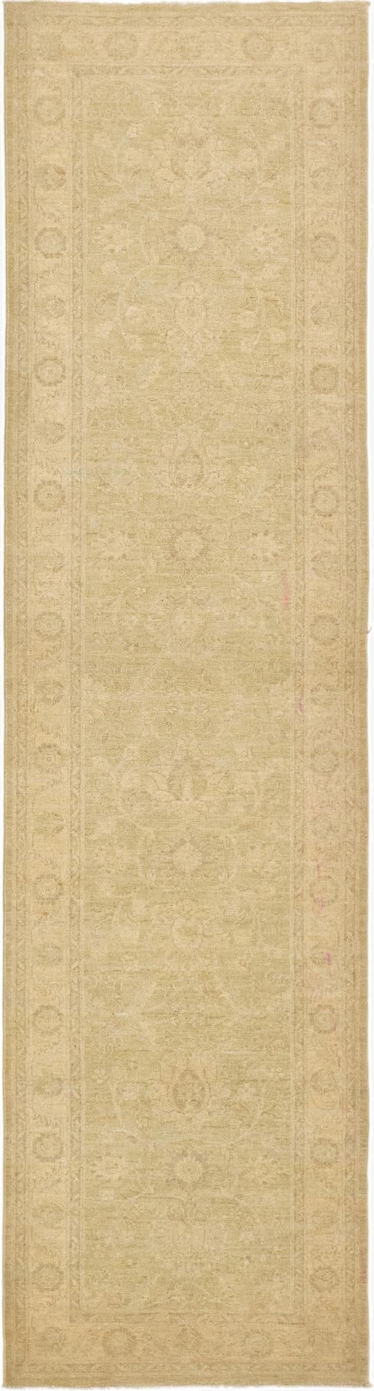 2' 8 x 10' 1  Hand Knotted Over-Dyed Ziegler Runner Rug