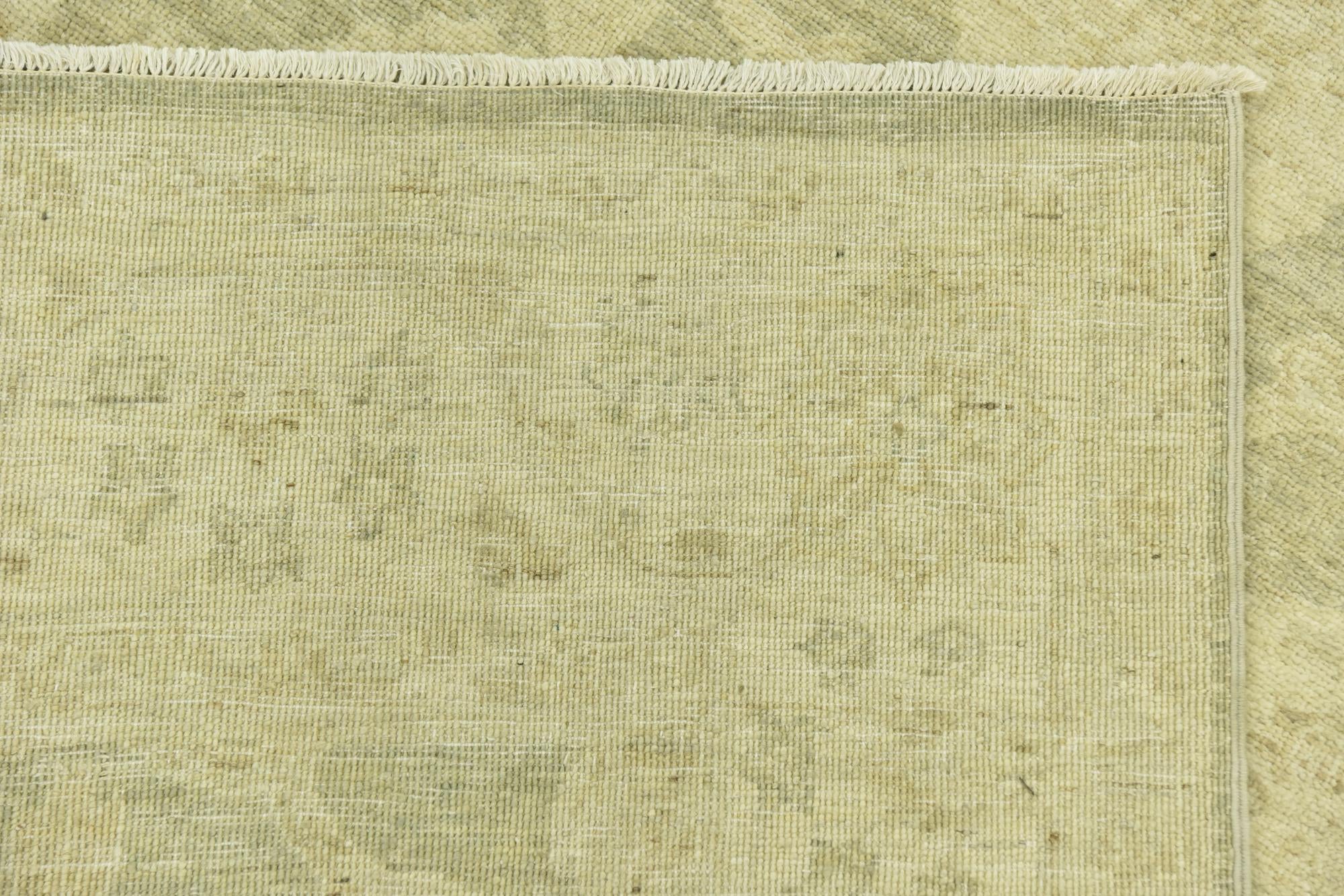 4' 8 x 19' 2 Hand Knotted Peshawar Ziegler Runner Rug