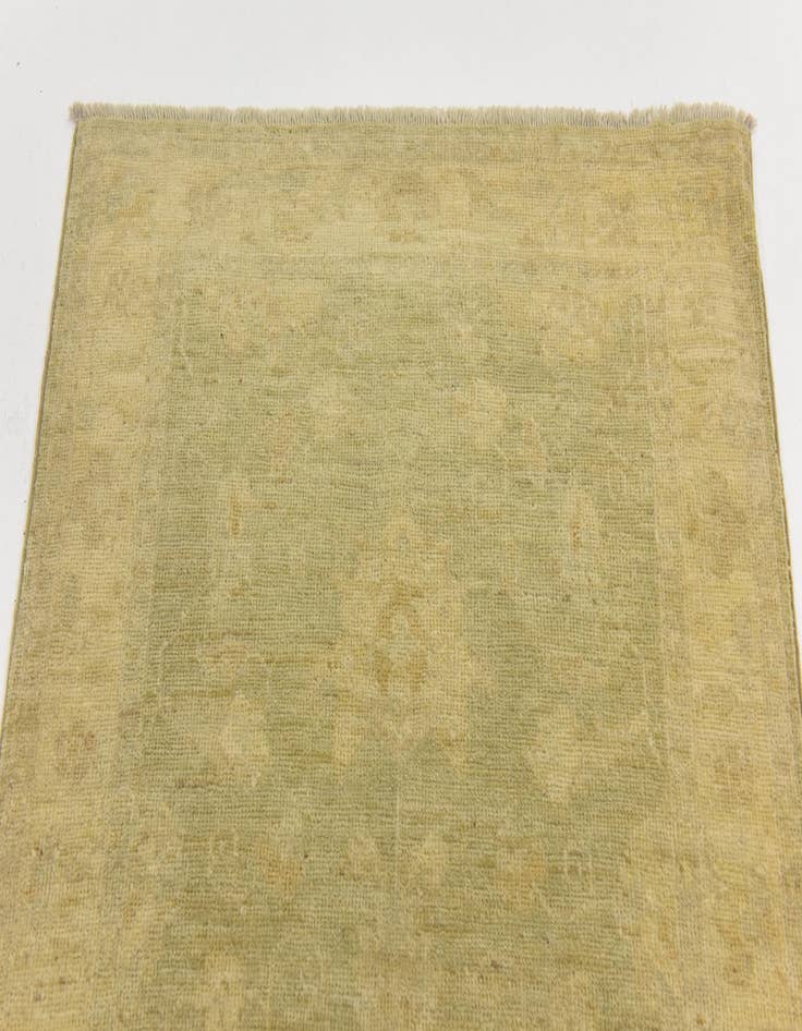 Detail image of 2' 7 x 9' 5  Hand Knotted Peshawar Ziegler Runner Rug