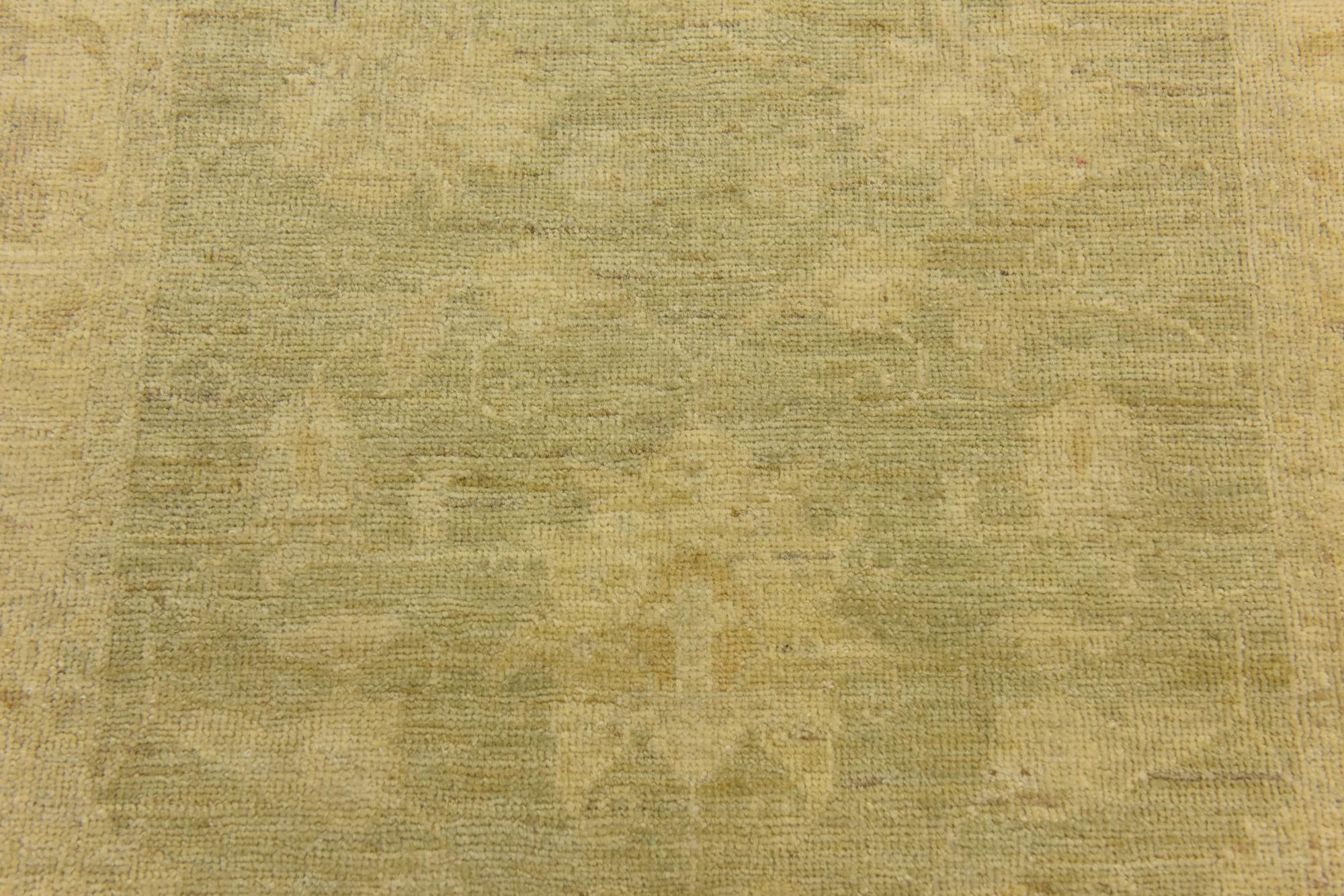 2' 7 x 9' 5 Hand Knotted Peshawar Ziegler Runner Rug