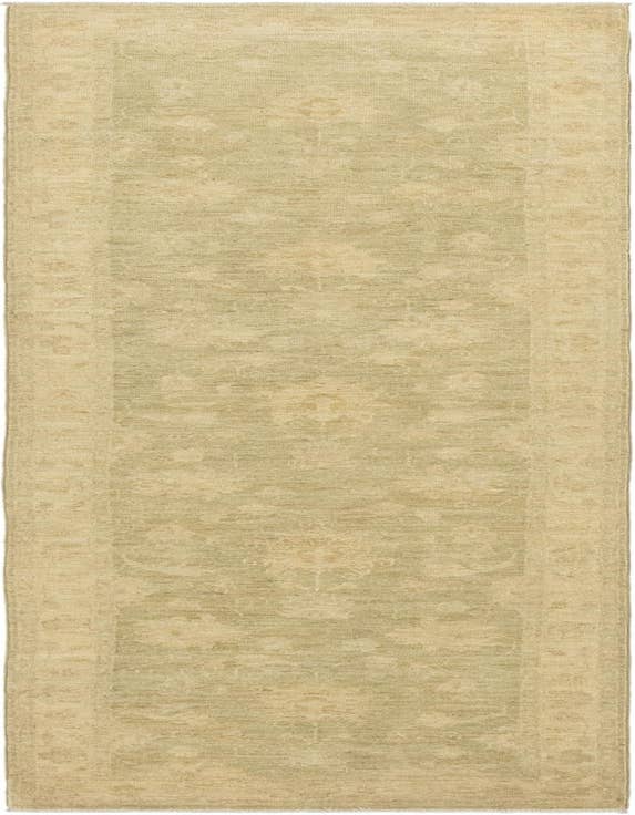 Detail image of 2' 7 x 9' 5 Hand Knotted Peshawar Ziegler Runner Rug