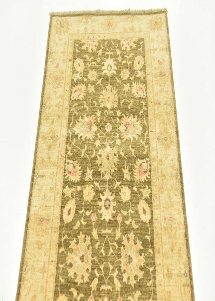 2' 5 x 10' 1 Hand Knotted Peshawar Ziegler Runner Rug