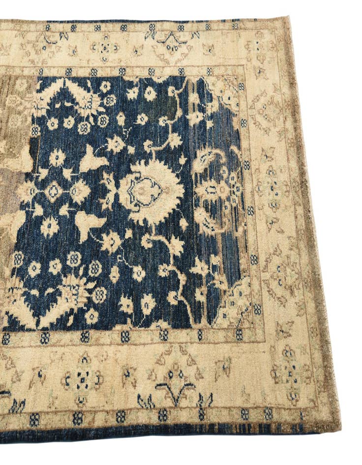 Detail image of 3' 3 x 14' 4  Hand Knotted Peshawar Ziegler Runner Rug