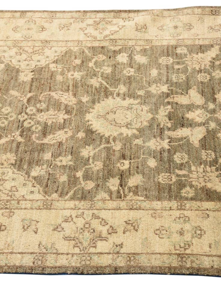 Detail image of 3' 3 x 14' 4 Hand Knotted Peshawar Ziegler Runner Rug