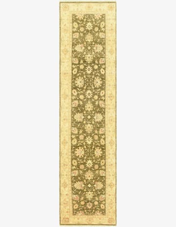 2' 5 x 10' 1 Hand Knotted Peshawar Ziegler Runner Rug