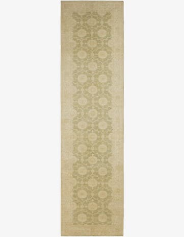 4' 8 x 19' 2 Hand Knotted Peshawar Ziegler Runner Rug