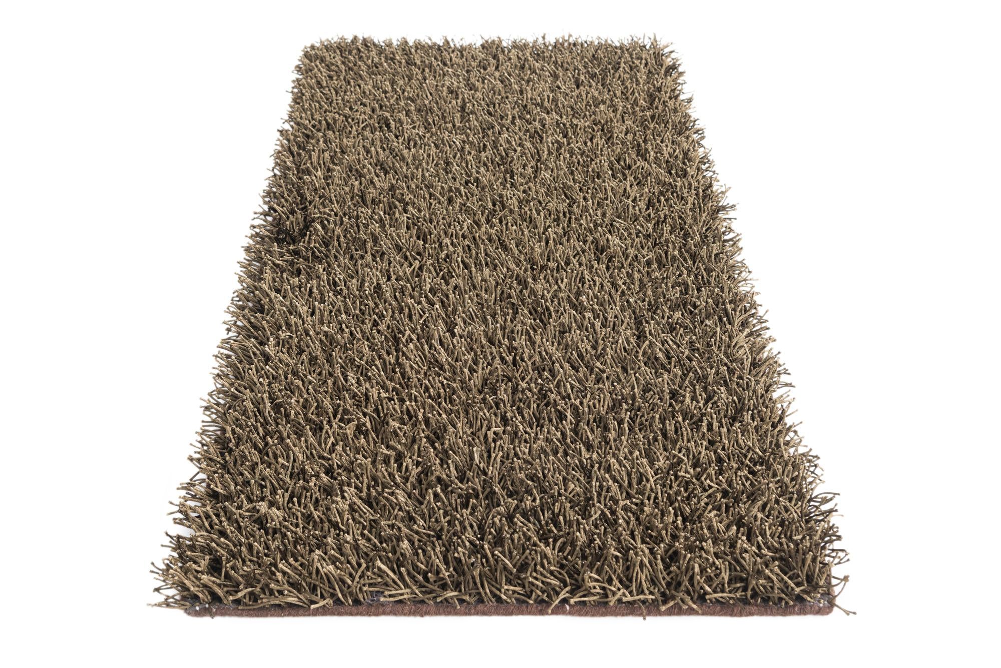 2' 4 x 4' 8 Hand Knotted Solid Shag Oriental Runner Rug