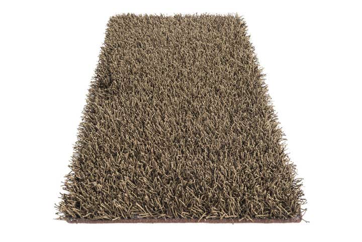 2' 4 x 4' 8 Hand Knotted Solid Shag Oriental Runner Rug