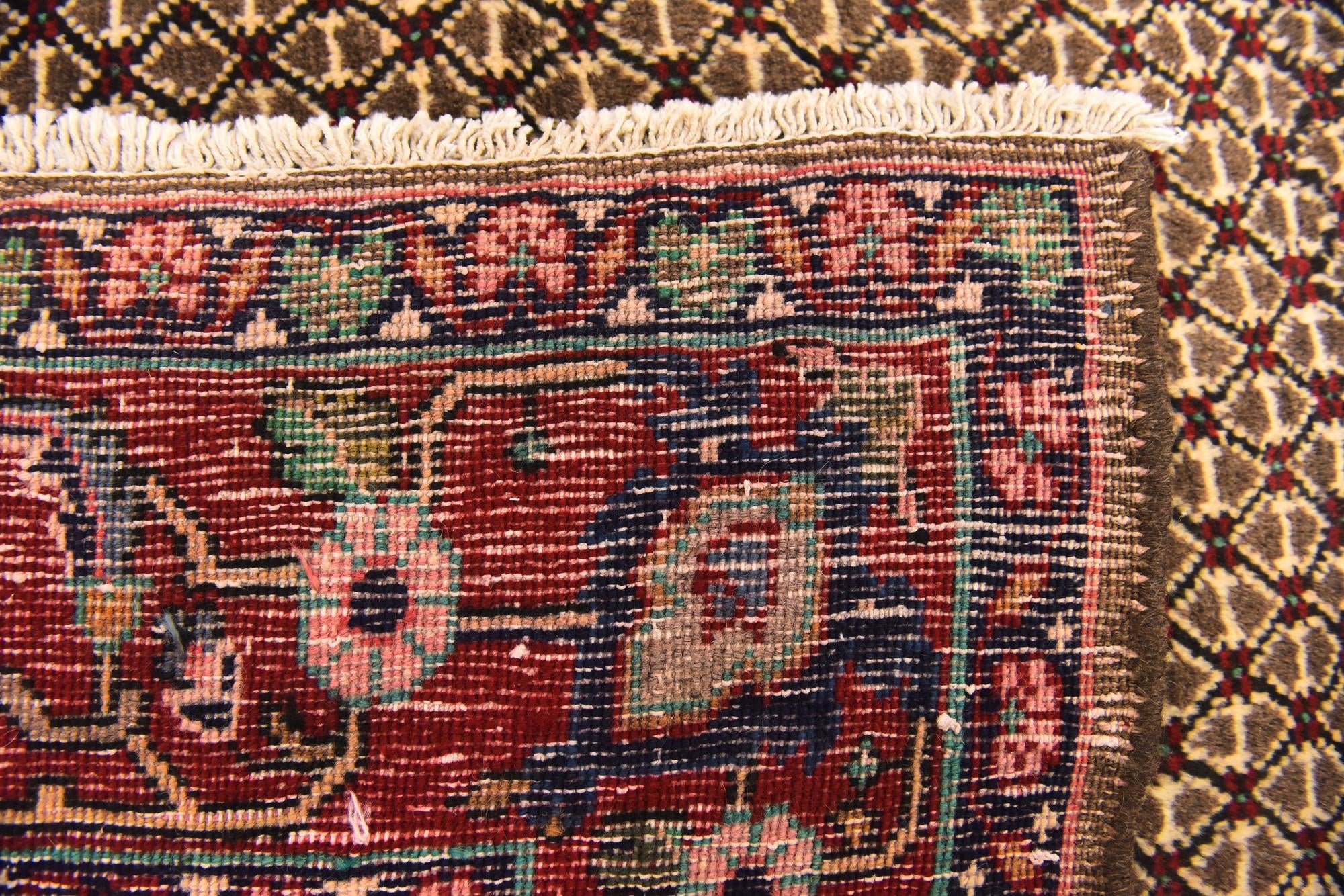 5' x 10' 2 Hand Knotted Songhor Persian Wool Runner Rug