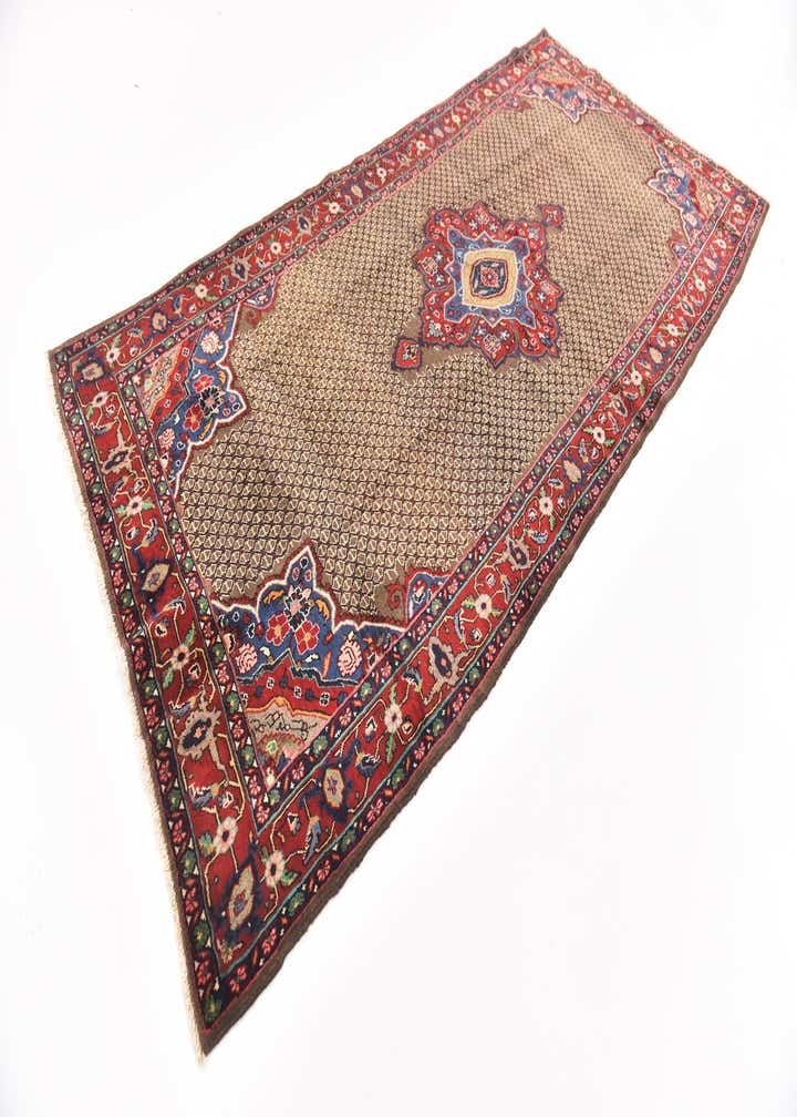 5' x 10' 2 Hand Knotted Songhor Persian Wool Runner Rug