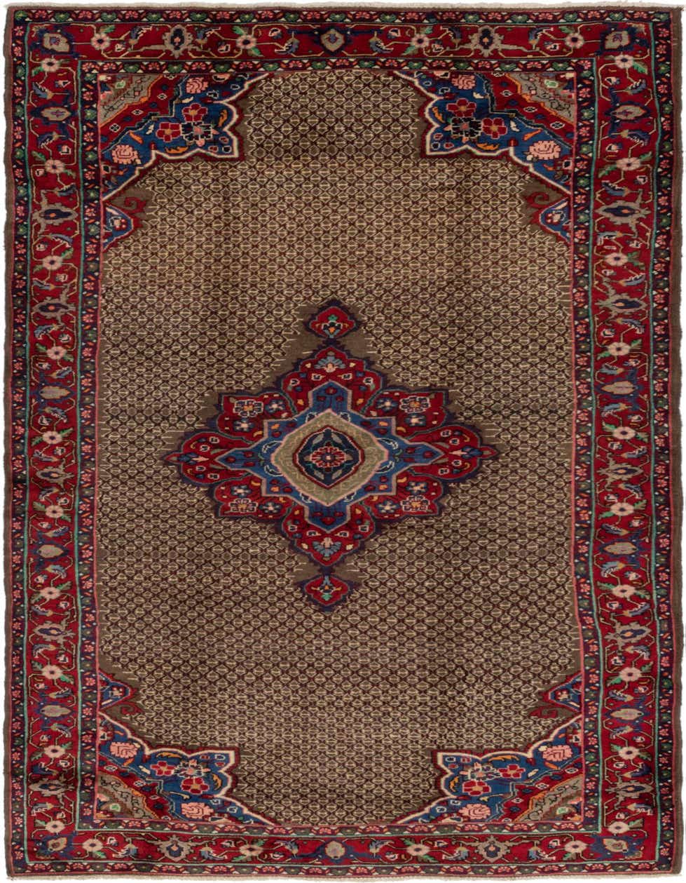 5' x 10' 2 Hand Knotted Songhor Persian Wool Runner Rug