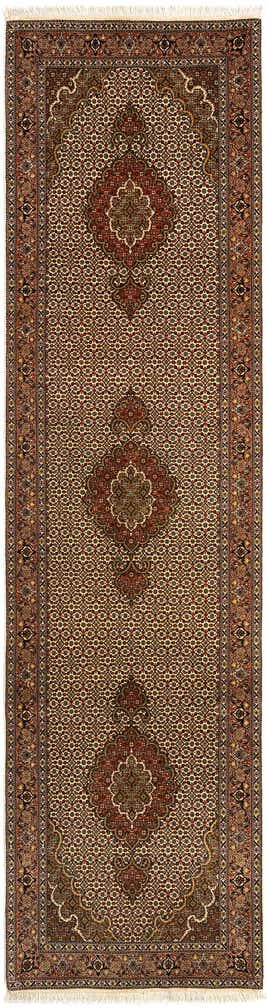 2' 8 x 10' Tabriz Mahi Wool Runner Rug