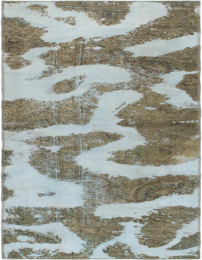 Detail image of 3' x 9' Hand Knotted Ultra Vintage Persian Wool Runner Rug