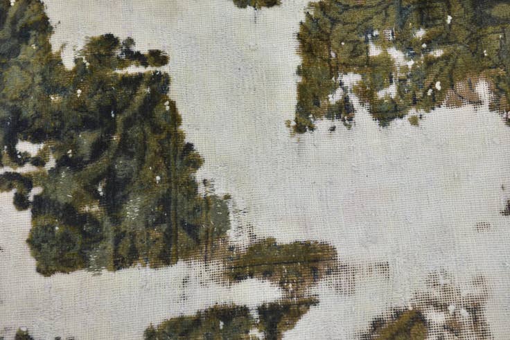 Detail image of 2' x 7' 10 Hand Knotted Ultra Vintage Persian Wool Runner Rug