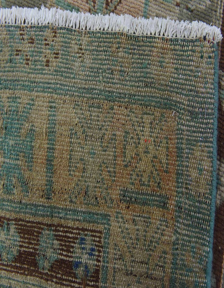 Detail image of 5' x 11' 3  Hand Knotted Ultra Vintage Persian Wool Runner Rug