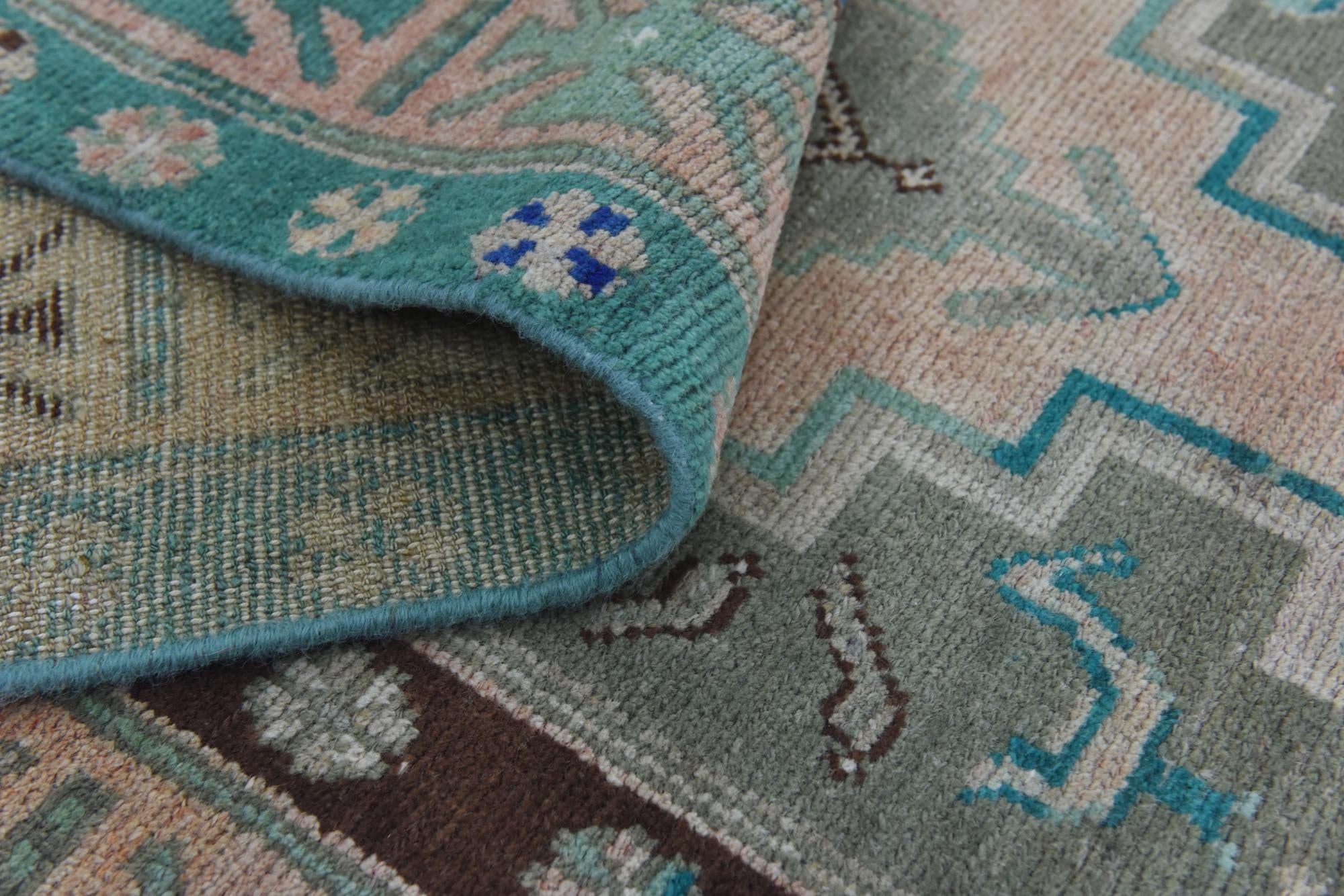 5' x 11' 3 Hand Knotted Ultra Vintage Persian Wool Runner Rug