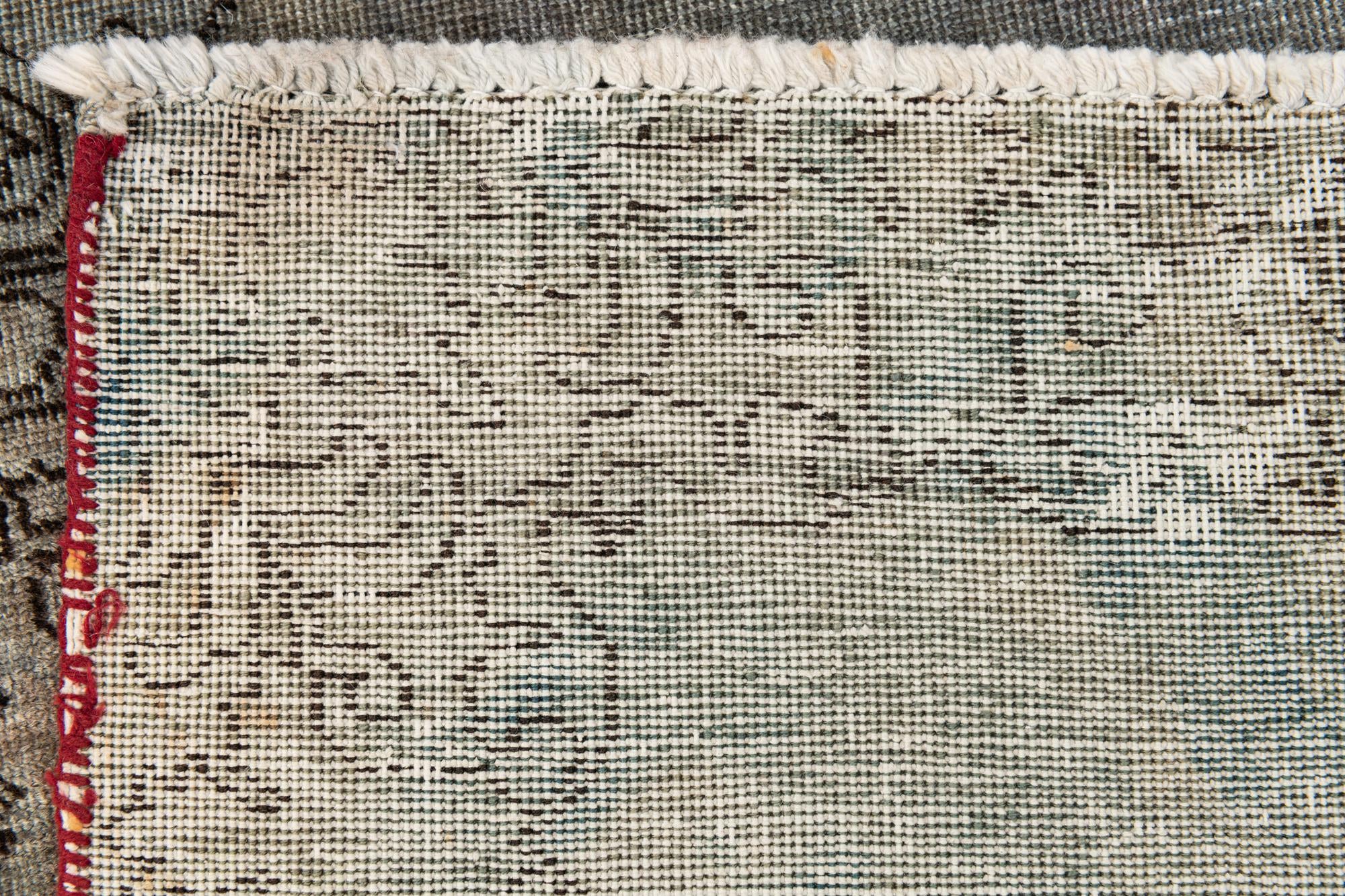 2' 5 x 17' 10 Hand Knotted Ultra Vintage Persian Wool Runner Rug