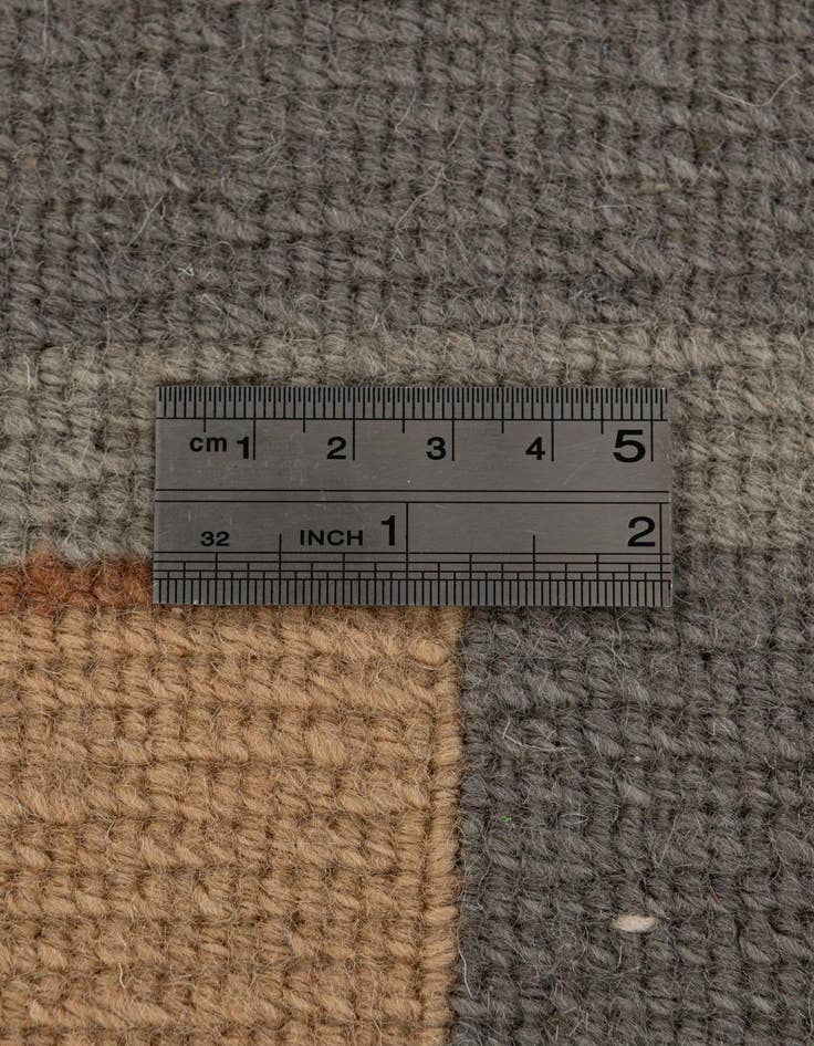 Detail image of 6' 8 x 6' 11  Hand Knotted Nepal Wool Square Rug