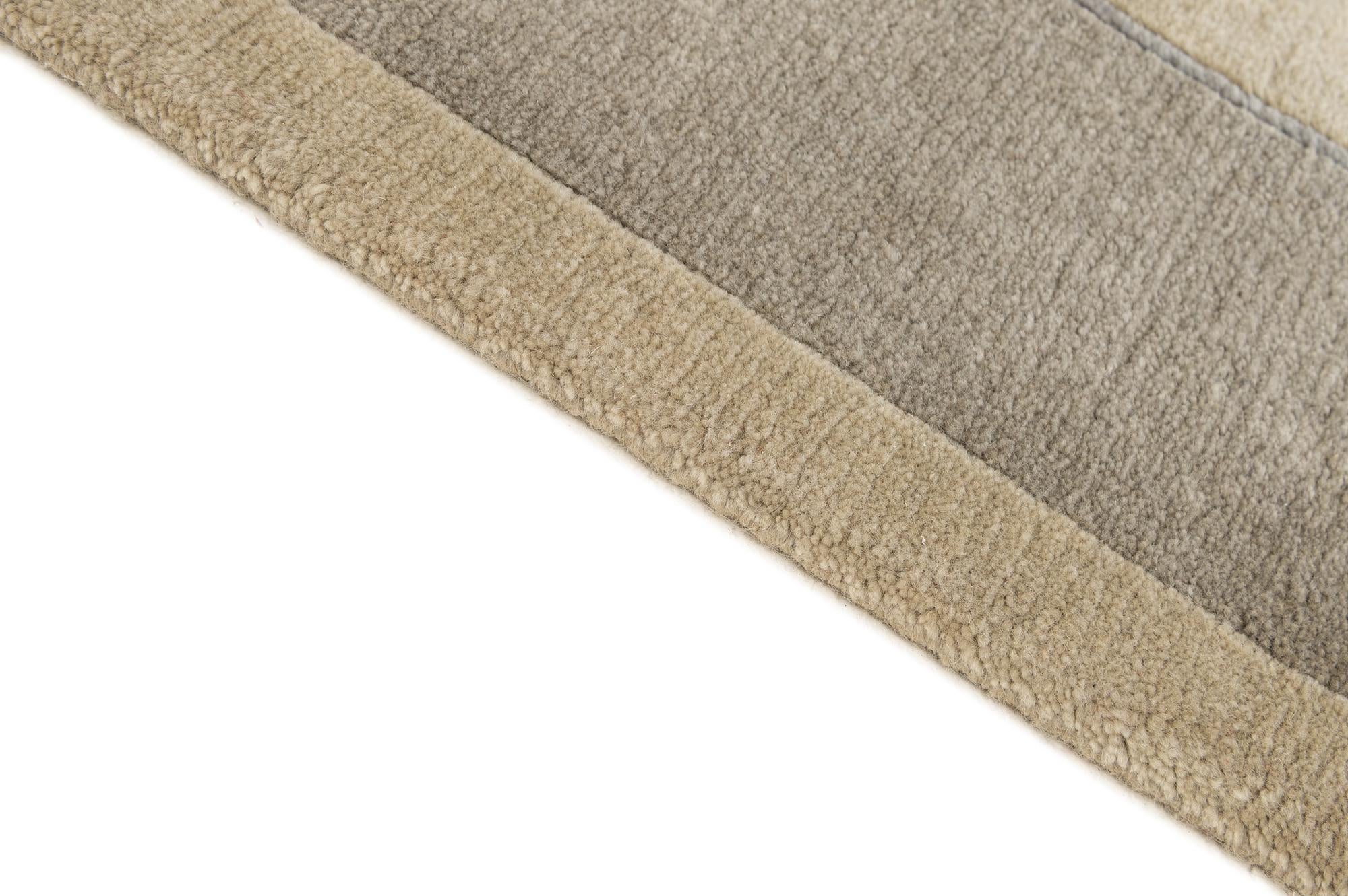 6' 8 x 6' 11 Hand Knotted Nepal Wool Square Rug