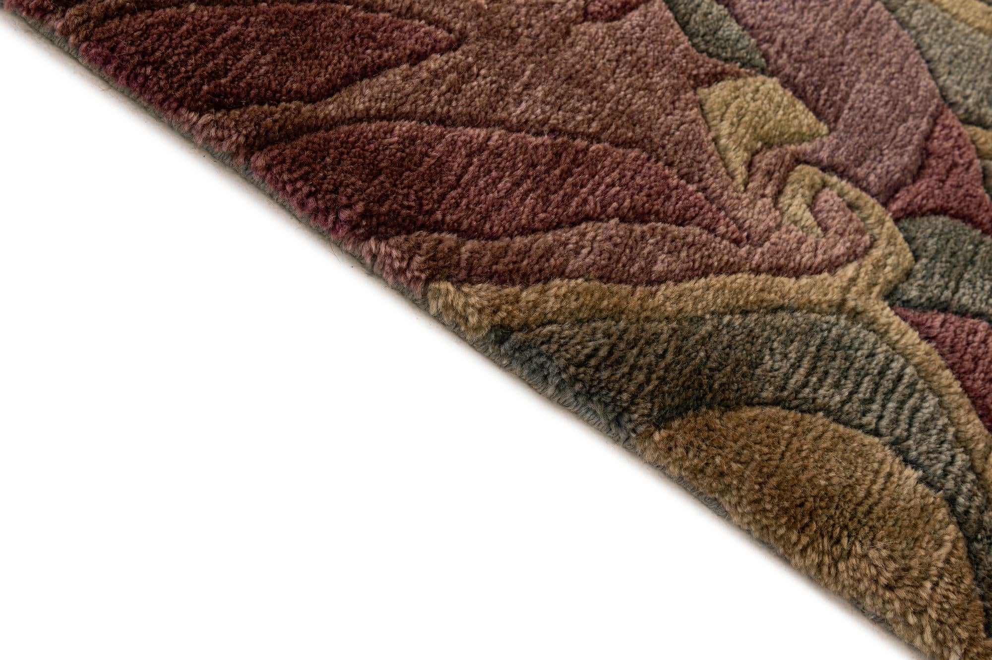 8' 6 x 8' 6 Hand Knotted Nepal Wool Square Rug