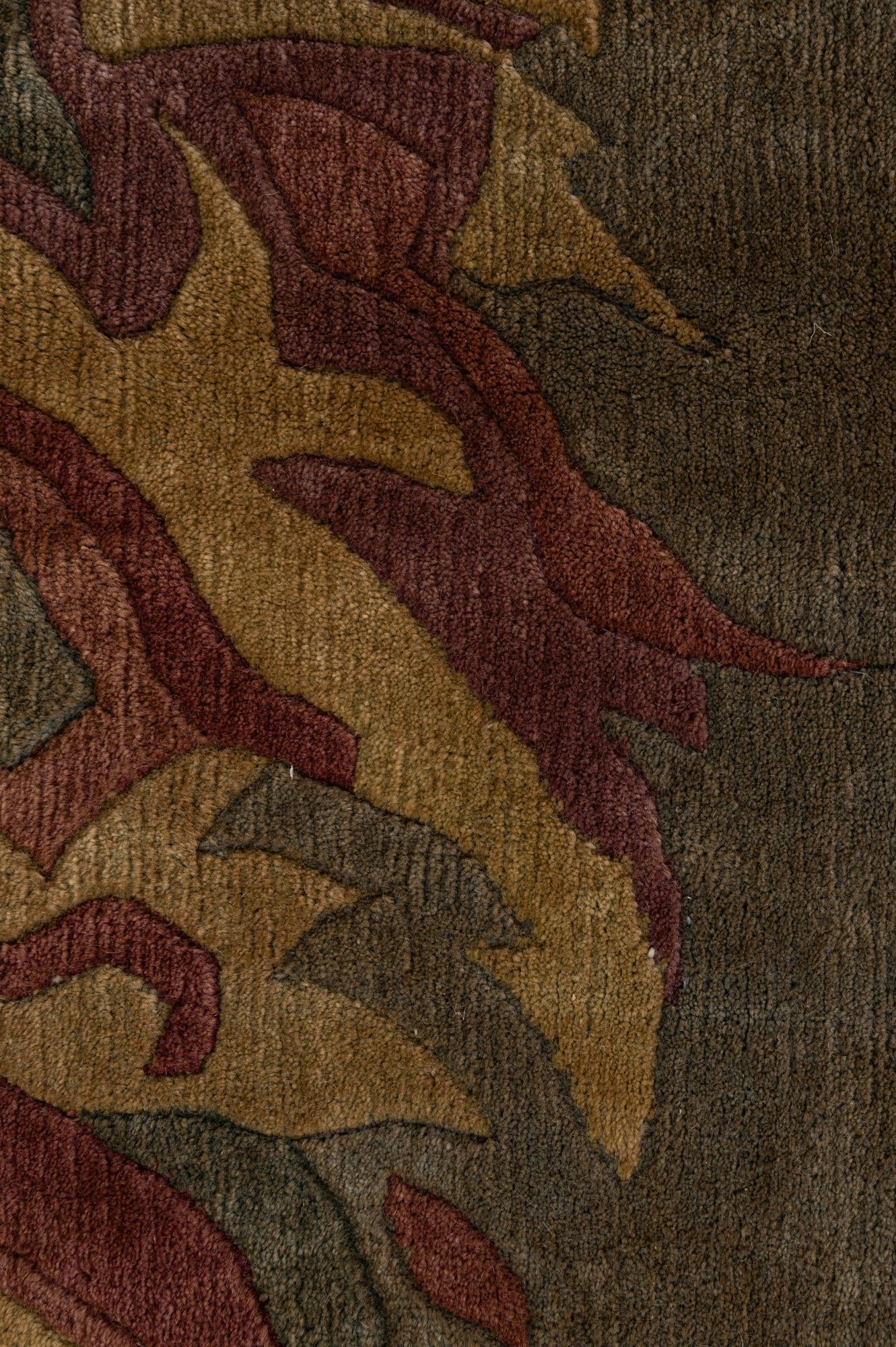 8' 6 x 8' 6 Hand Knotted Nepal Wool Square Rug