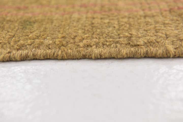 9' 2 x 10' 5 Hand Knotted Oushak Wool Square Rug