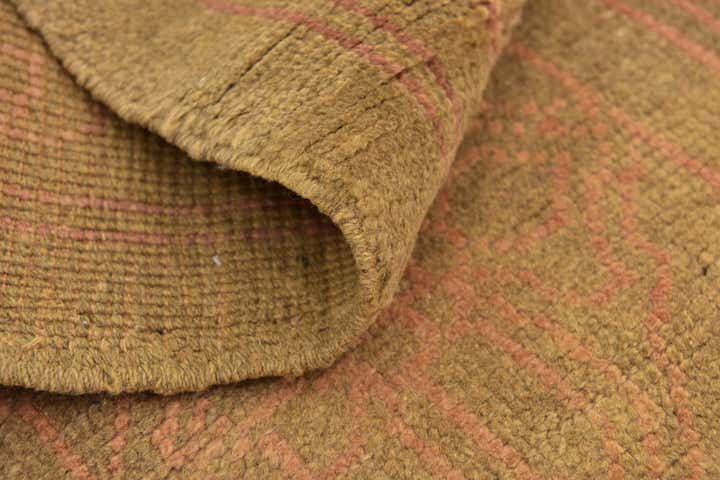 9' 2 x 10' 5 Hand Knotted Oushak Wool Square Rug