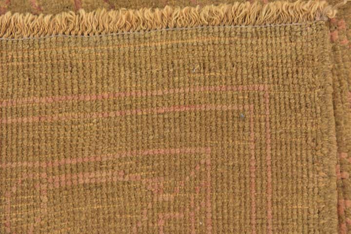 9' 2 x 10' 5 Hand Knotted Oushak Wool Square Rug