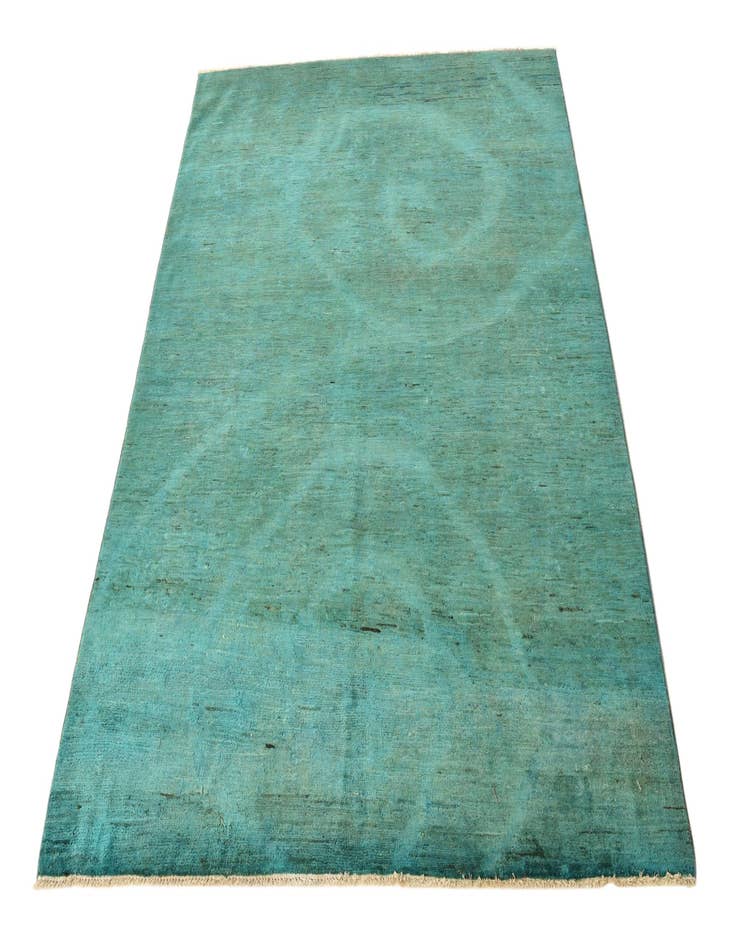 Detail image of 5' 3 x 6' 6  Hand Knotted Over-Dyed Ziegler Square Rug