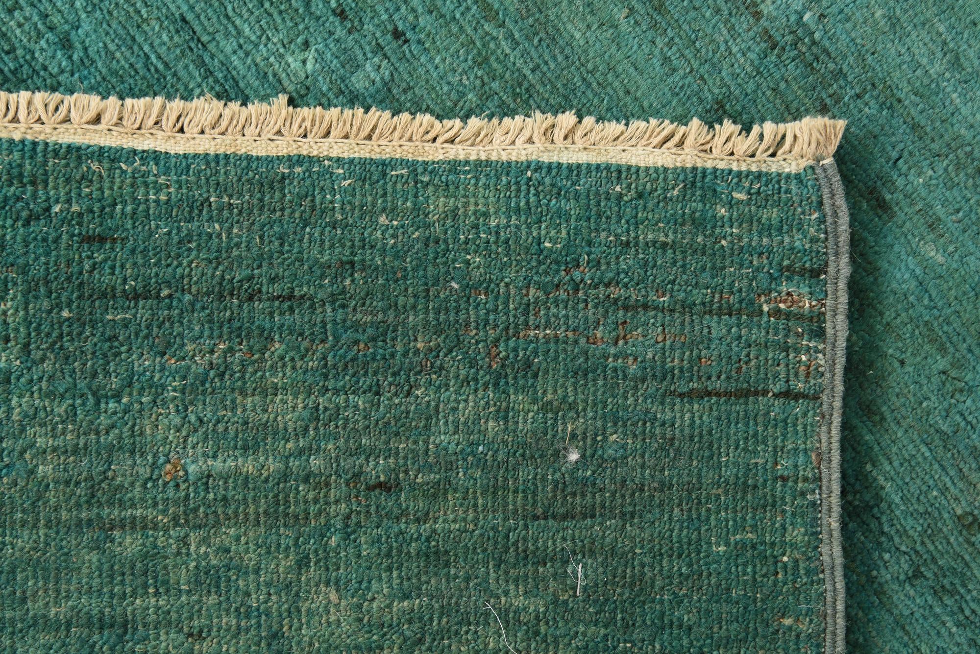 5' 3 x 6' 6 Hand Knotted Over-Dyed Ziegler Square Rug