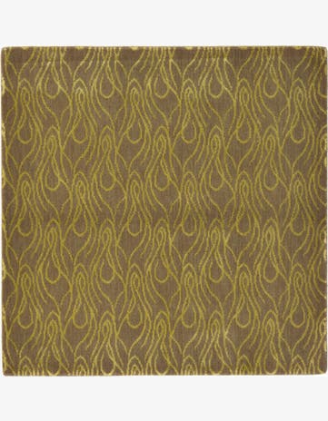 3' 3 x 3' 4 Reproduction Gabbeh Square Rug