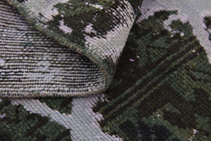 3' x 3' 10 Hand Knotted Ultra Vintage Persian Wool Square Rug