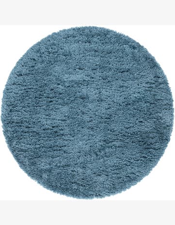 Olympia · Solid Shag Rug, aegean blue