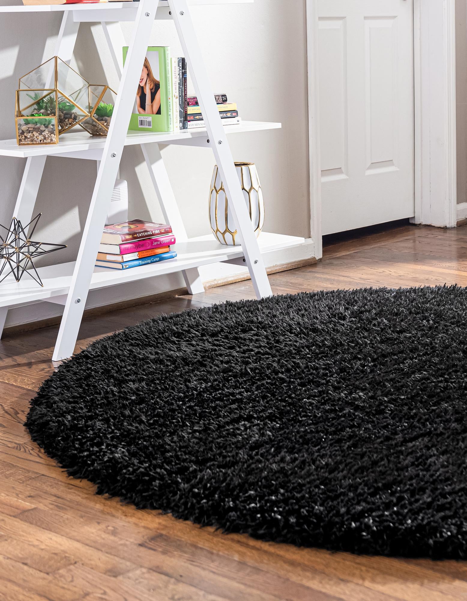 6' x 6' Infinity Shag Round Rug