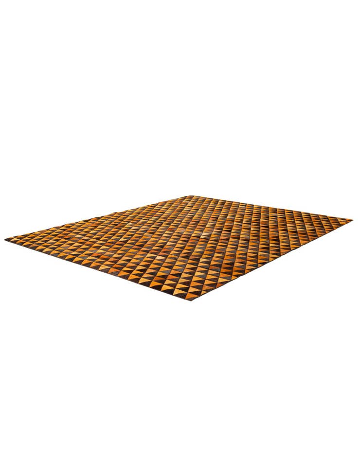 Detail image of 7' 11 x 9' 11 Cowhide - Patchwork Rug