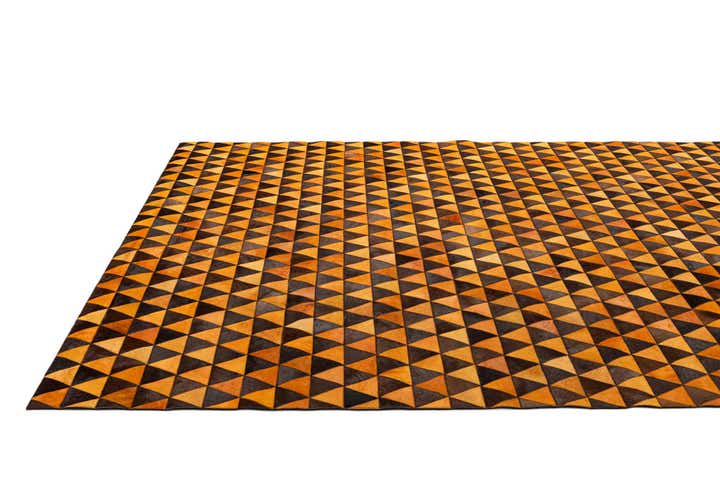 7' 11 x 9' 11 Cowhide - Patchwork Rug