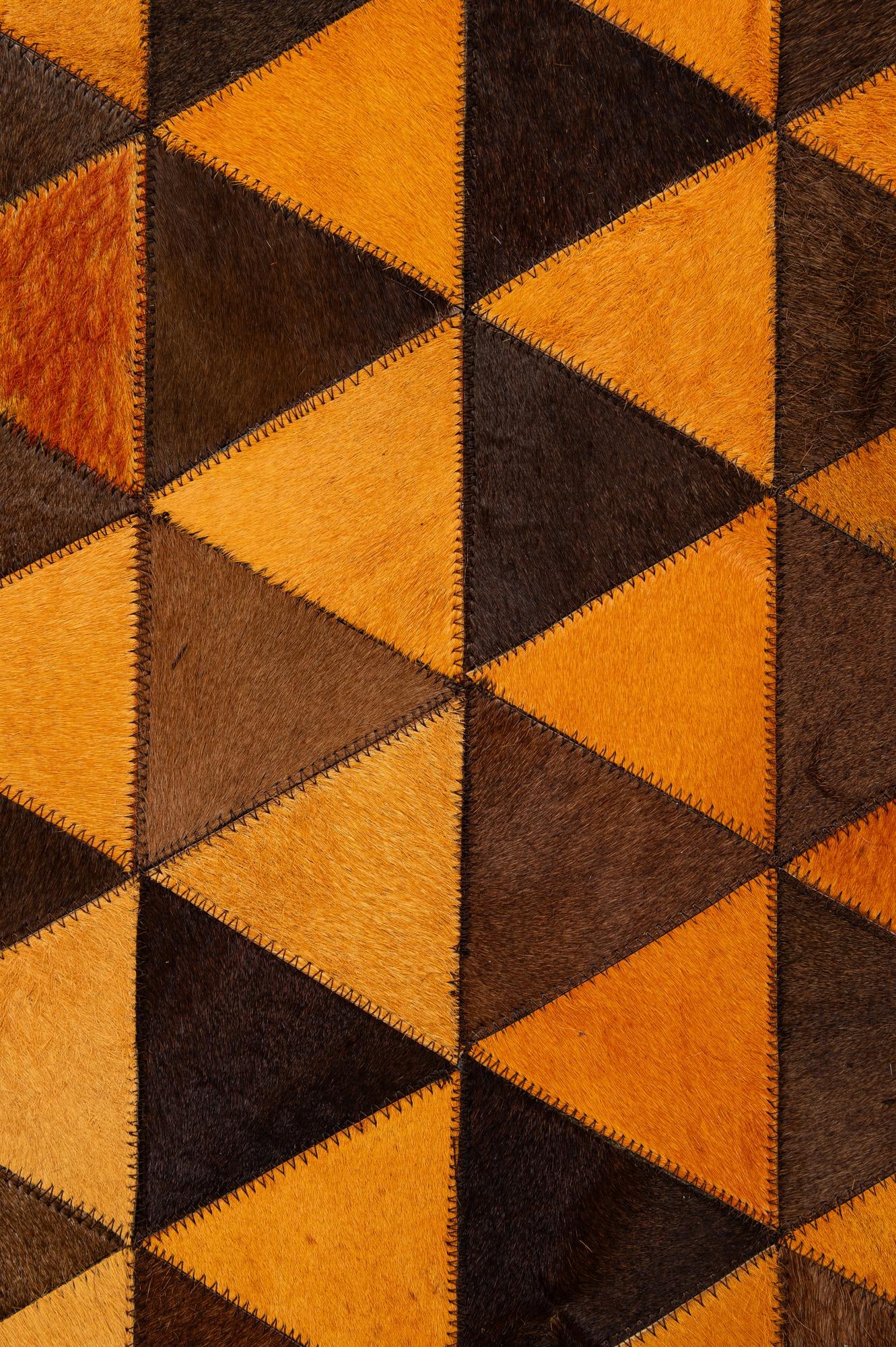 7' 11 x 9' 11 Cowhide - Patchwork Rug