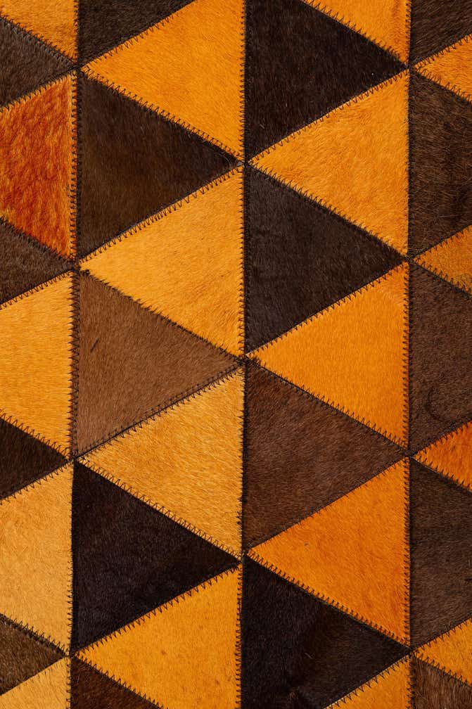 7' 11 x 9' 11 Cowhide - Patchwork Rug
