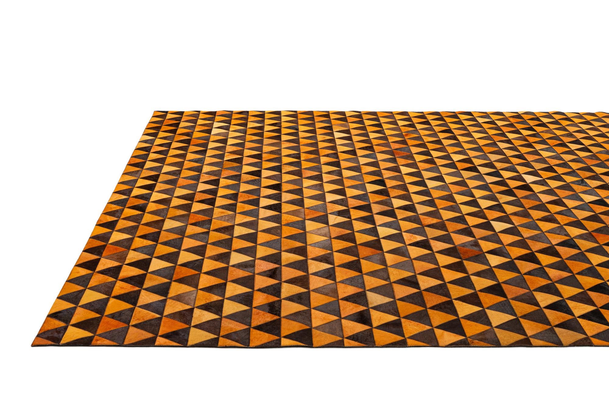 8' x 10' Cowhide - Patchwork Rug