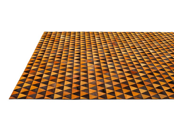 Detail image of 8' x 10' Cowhide - Patchwork Rug