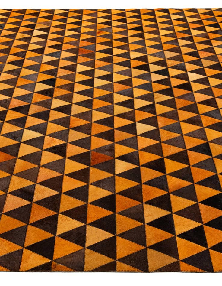 Detail image of 8' x 10' Cowhide - Patchwork Rug