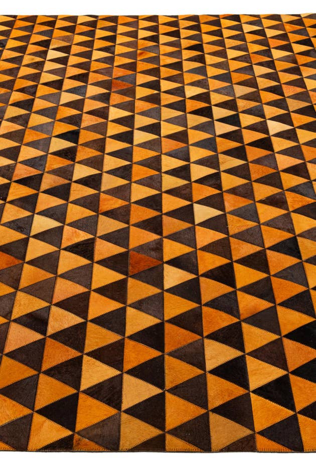 Detail image of 8' x 10' Cowhide - Patchwork Rug