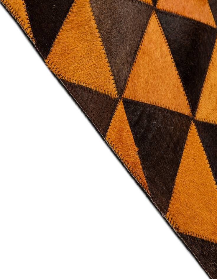 Detail image of 8' x 10' Cowhide - Patchwork Rug