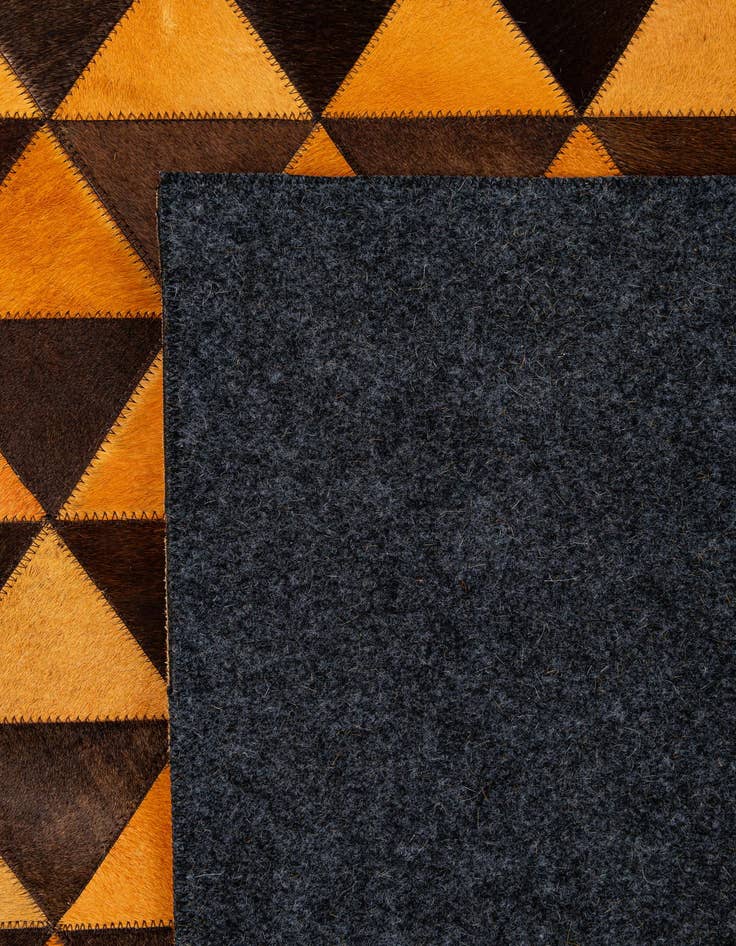 Detail image of 8' x 10' Cowhide - Patchwork Rug