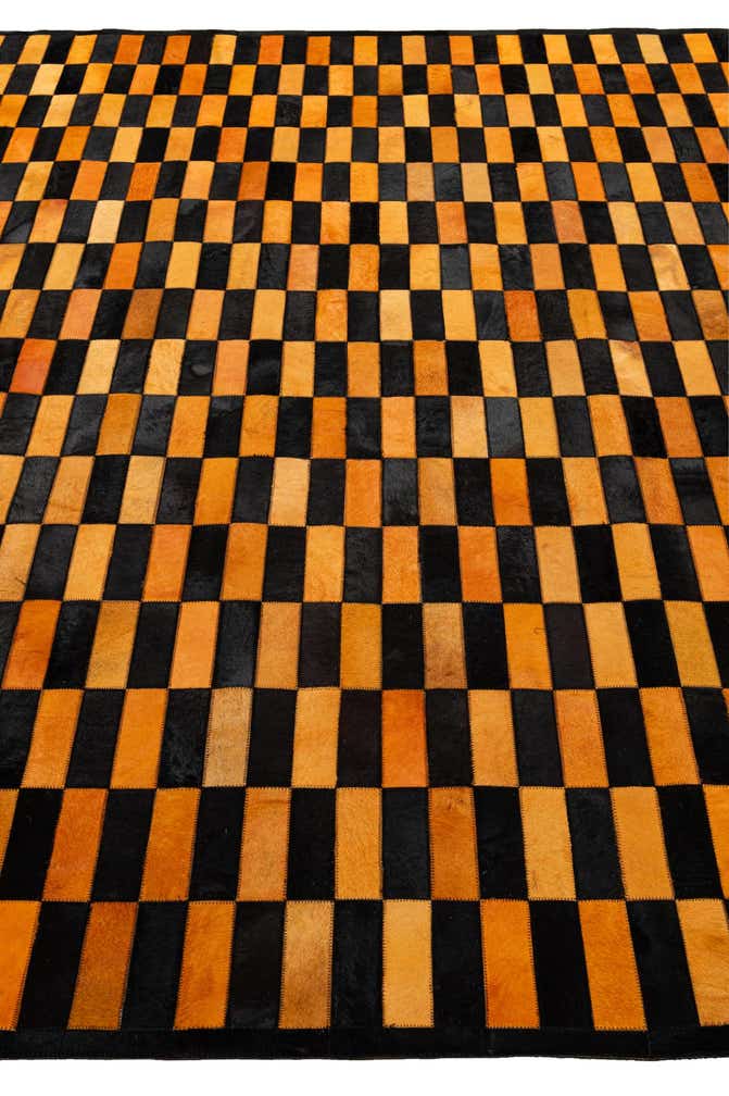 8' 2 x 10' Cowhide - Patchwork Rug