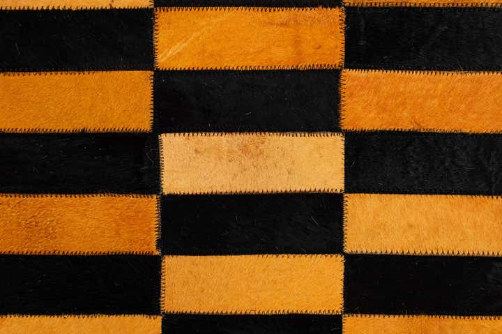 8' 2 x 10' Cowhide - Patchwork Rug