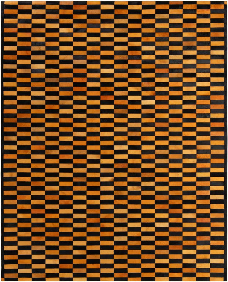 Detail image of 8' 2 x 10' Cowhide - Patchwork Rug
