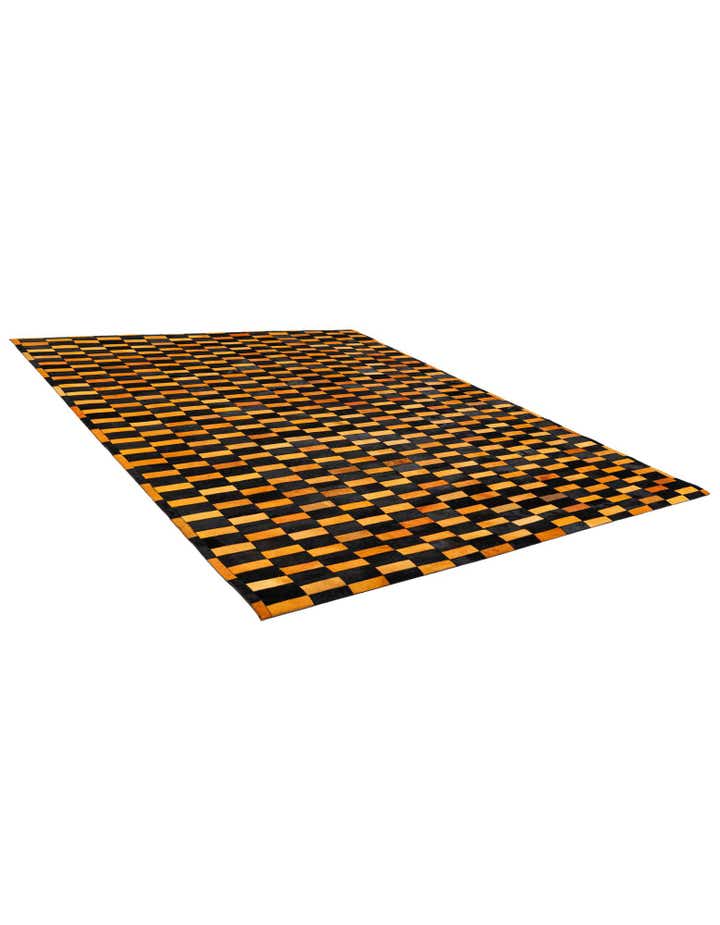 8' 3 x 9' 11 Cowhide - Patchwork Rug