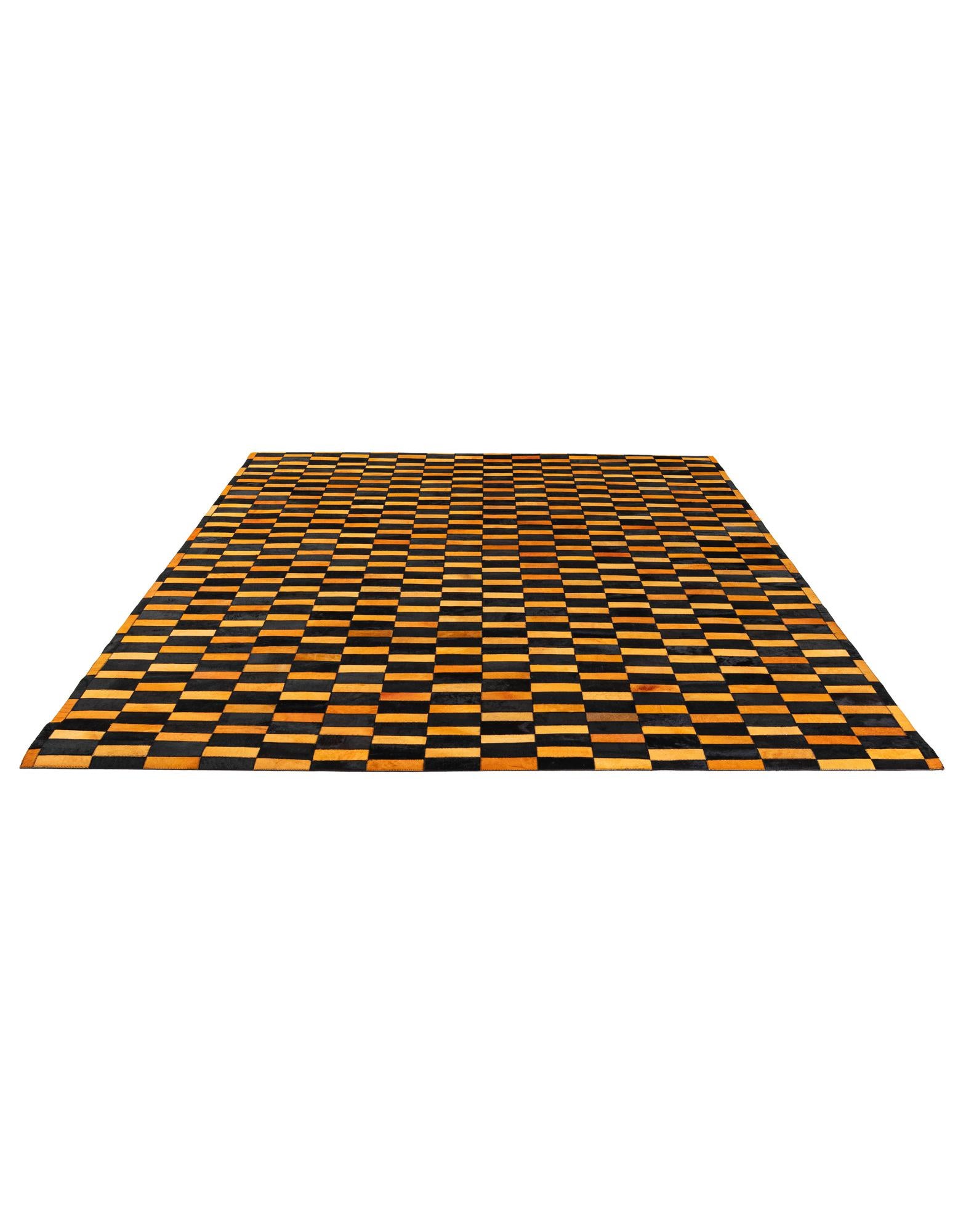8' 3 x 9' 11 Cowhide - Patchwork Rug